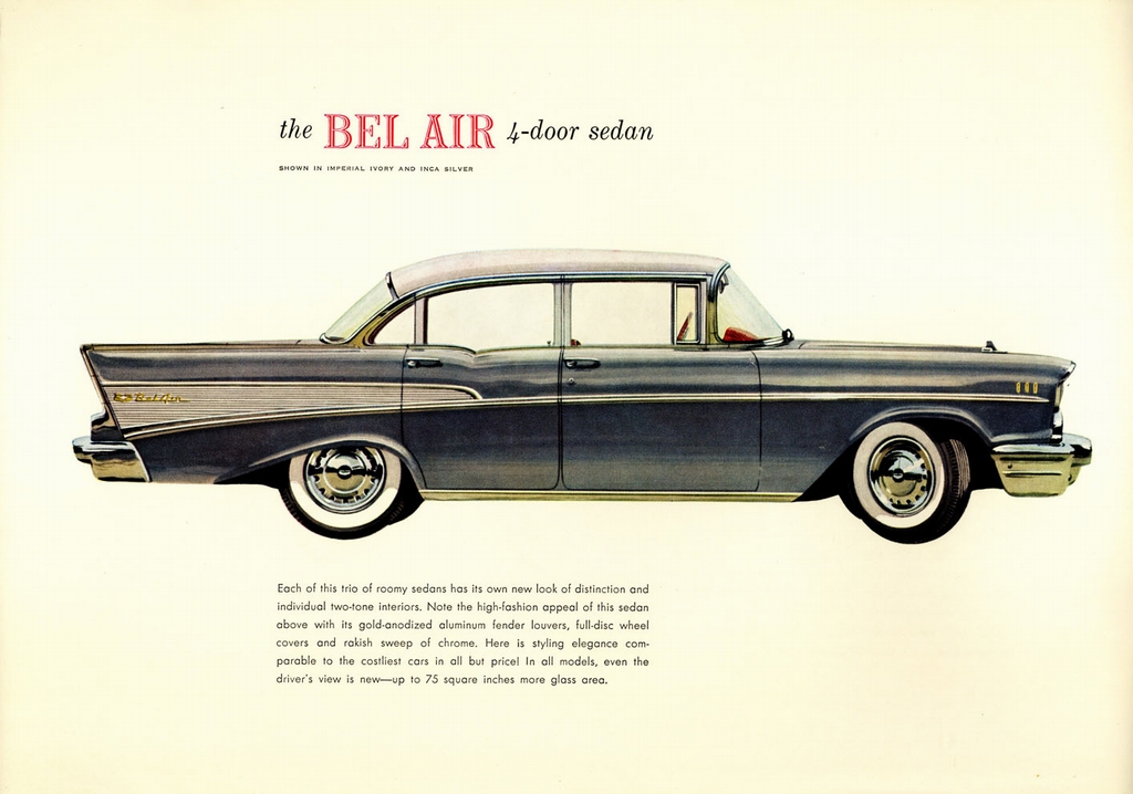 1957 Chevrolet Brochure Page 1